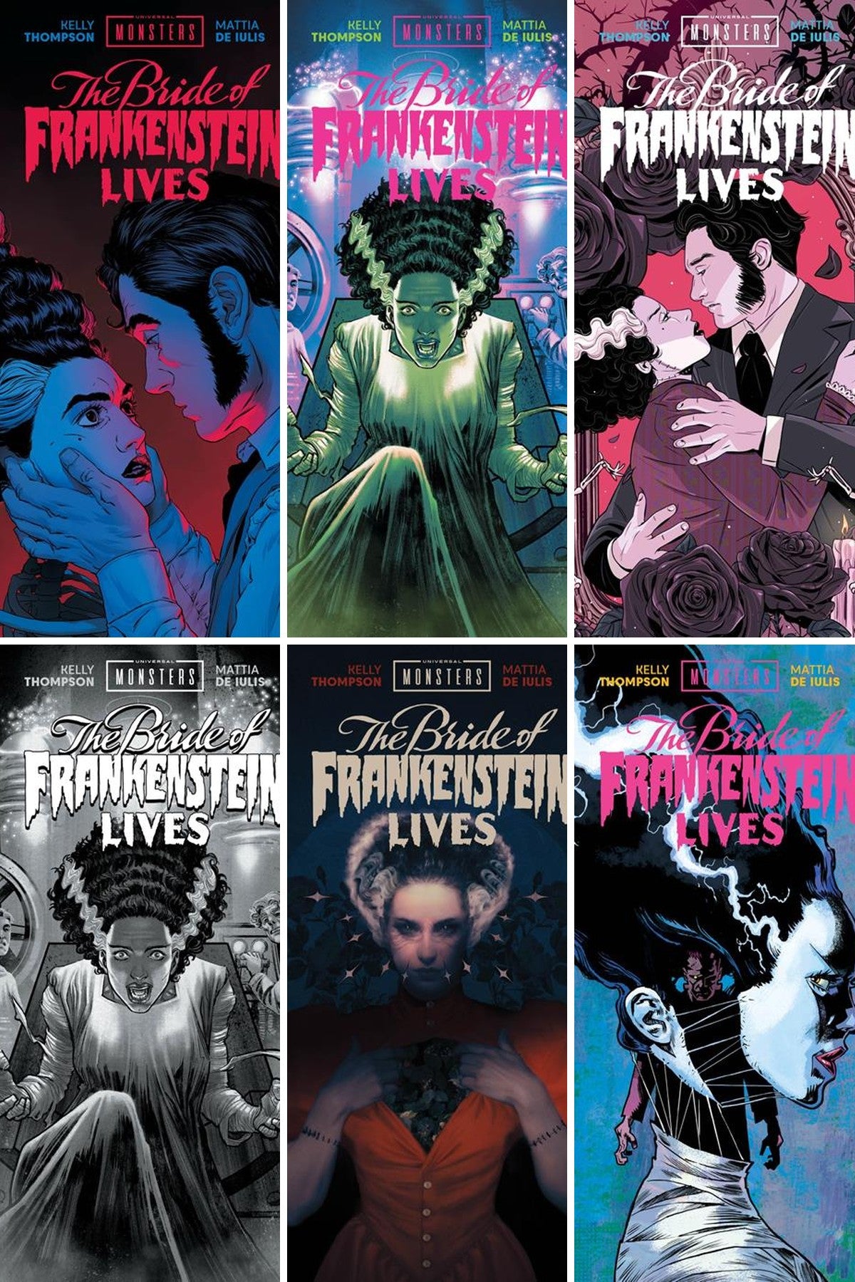 Universal Monsters: The Bride of Frankenstein Lives #3 (Of 4) cover collage