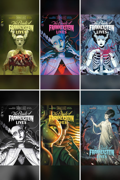 Universal Monsters: The Bride Of Frankenstein Lives #4 (Of 4) cover collage