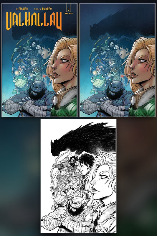 Valhallaw #5 (Of 5) cover collage