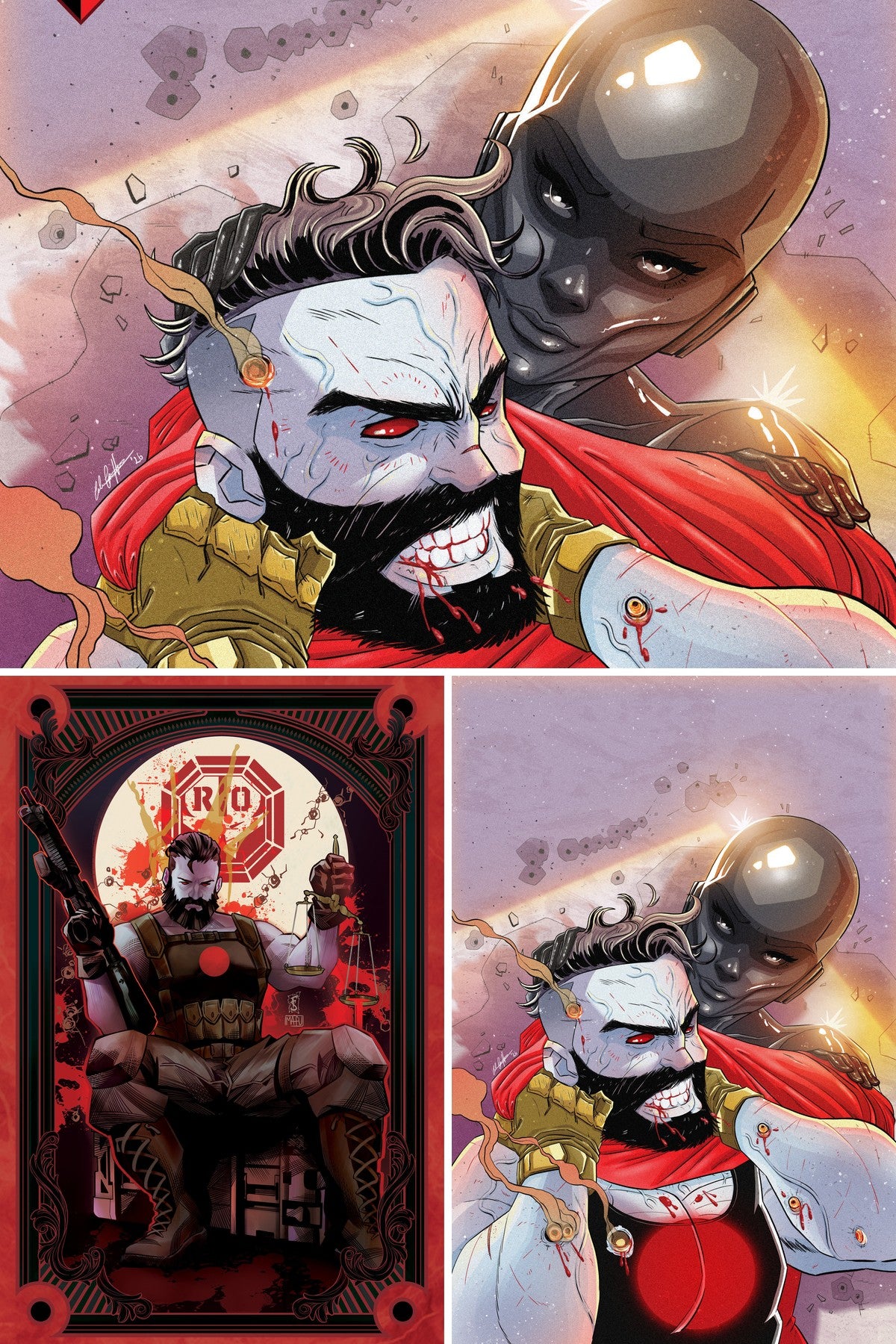 Valiant Beyond: Bloodshot #7 cover collage