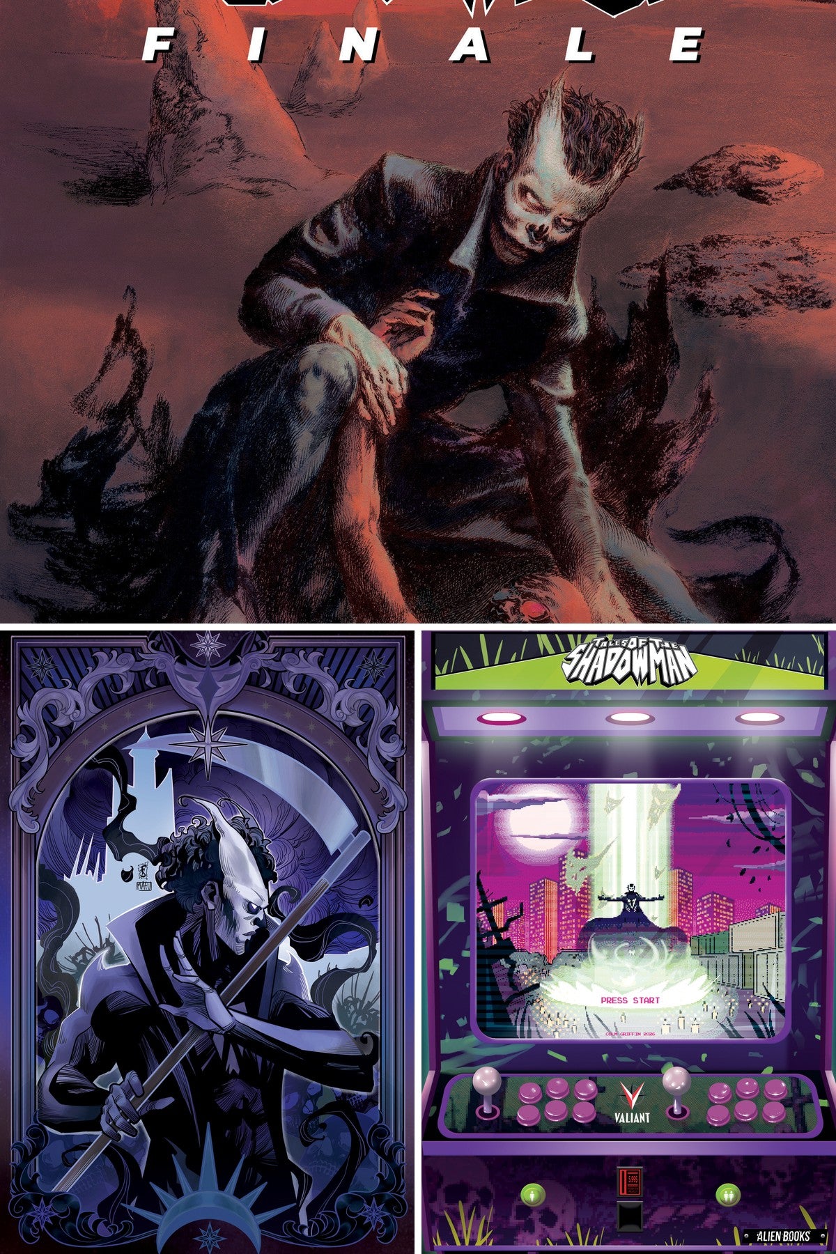Valiant Beyond: Tales of the Shadowman #9 cover collage