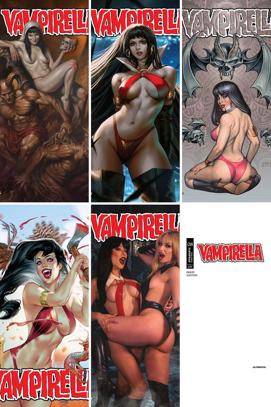 Vampirella (2026) #8 cover collage