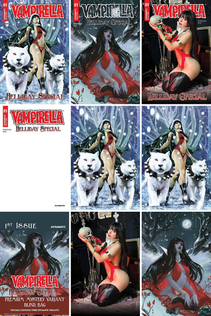 Vampirella Helliday Special 2026 #1 cover collage