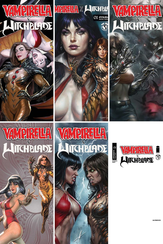 Vampirella X Witchblade Special #1 cover collage