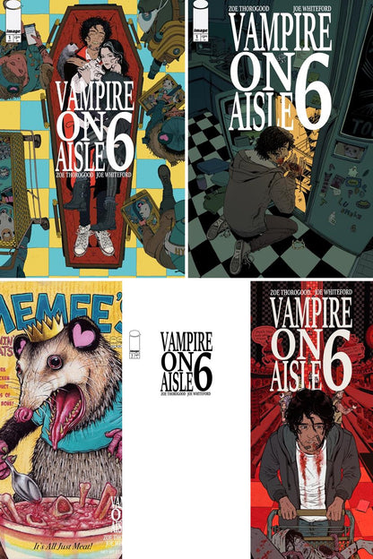 Vampire on Aisle 6 #1 (Of 3) cover collage