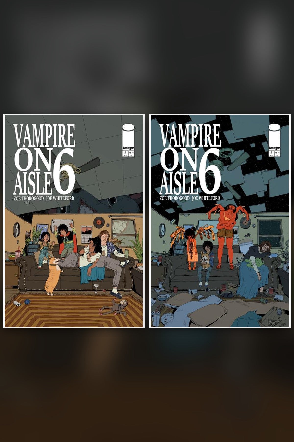Vampire On Aisle 6 #2 (Of 3) cover collage