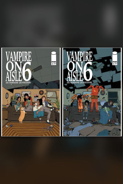 Vampire On Aisle 6 #2 (Of 3) cover collage