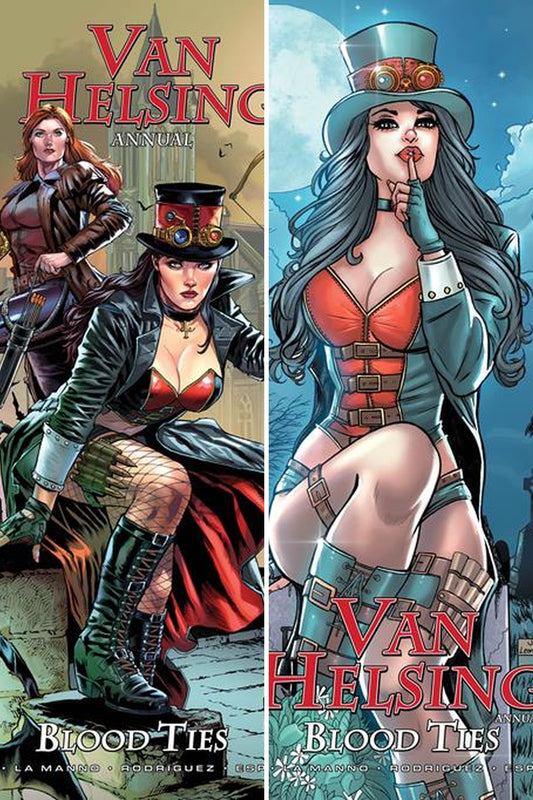 Van Helsing Annual 2026: Blood Ties (One Shot) cover collage