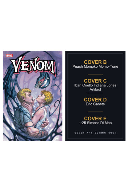 Venom #2 cover collage — Covers B, C, D & E art coming soon