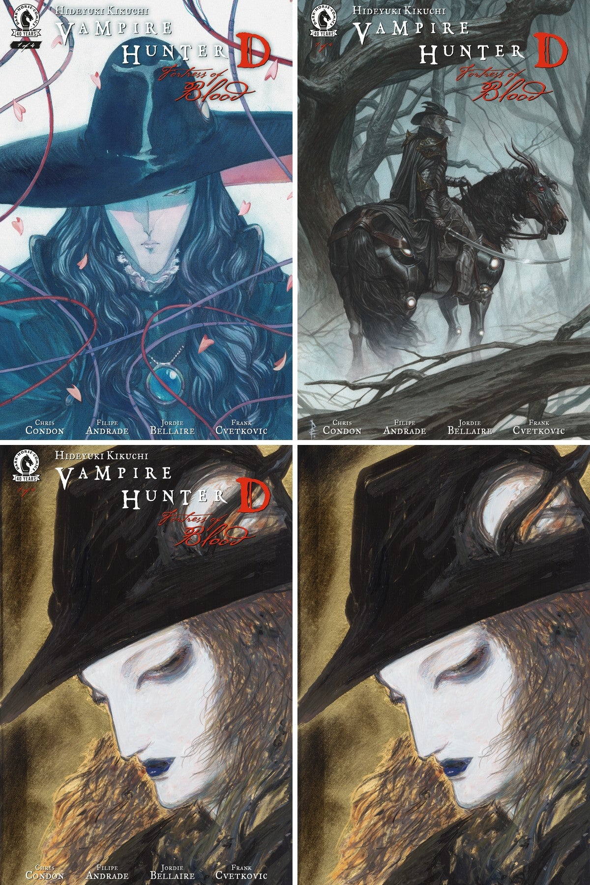Vampire Hunter D: Fortress of Blood #1 cover collage
