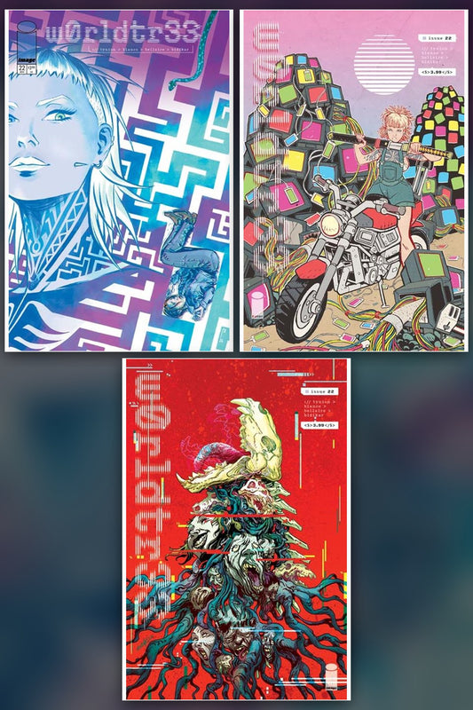 W0rldtr33 #22 cover collage