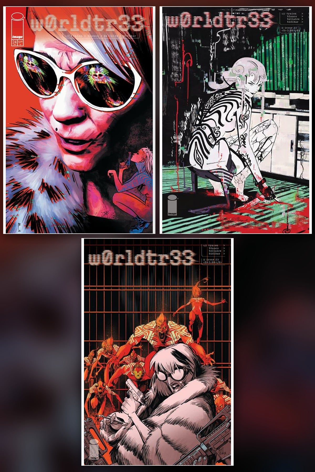 W0rldtr33 #24 cover collage