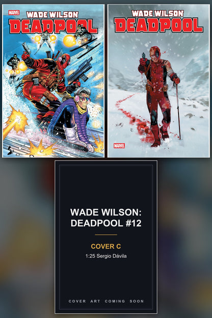 Wade Wilson: Deadpool #12 cover collage - Cover C art coming soon