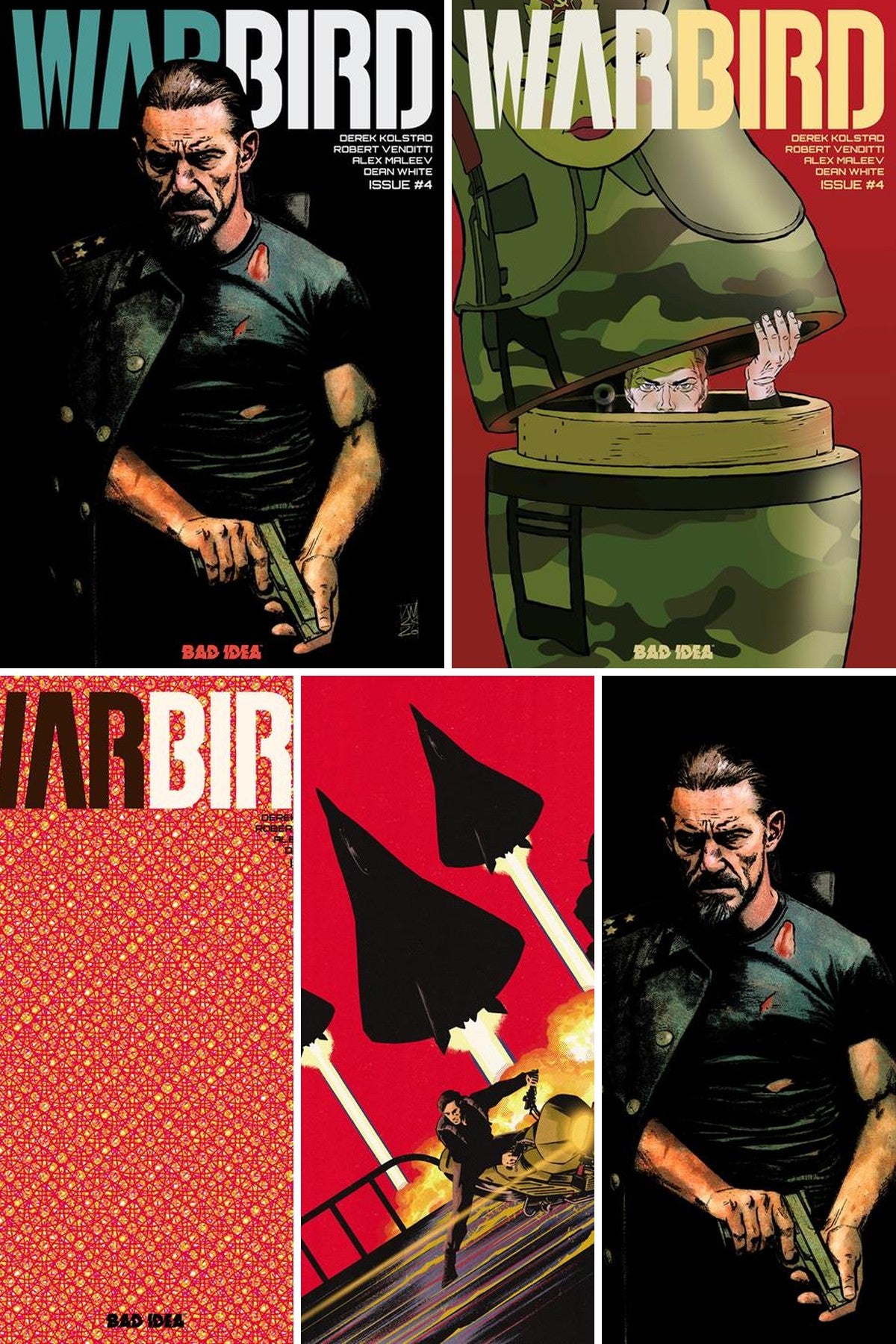 Warbird #4 (Of 4) cover collage