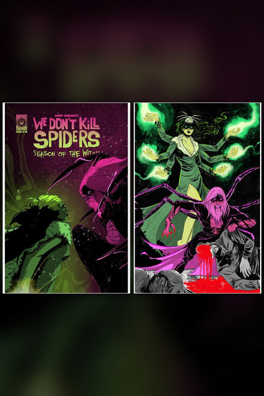 We Don't Kill Spiders: Season of the Witch #5 (Of 5) cover collage