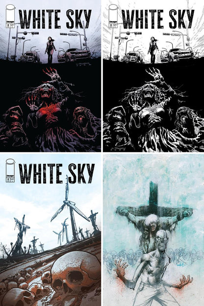 White Sky #8 cover collage