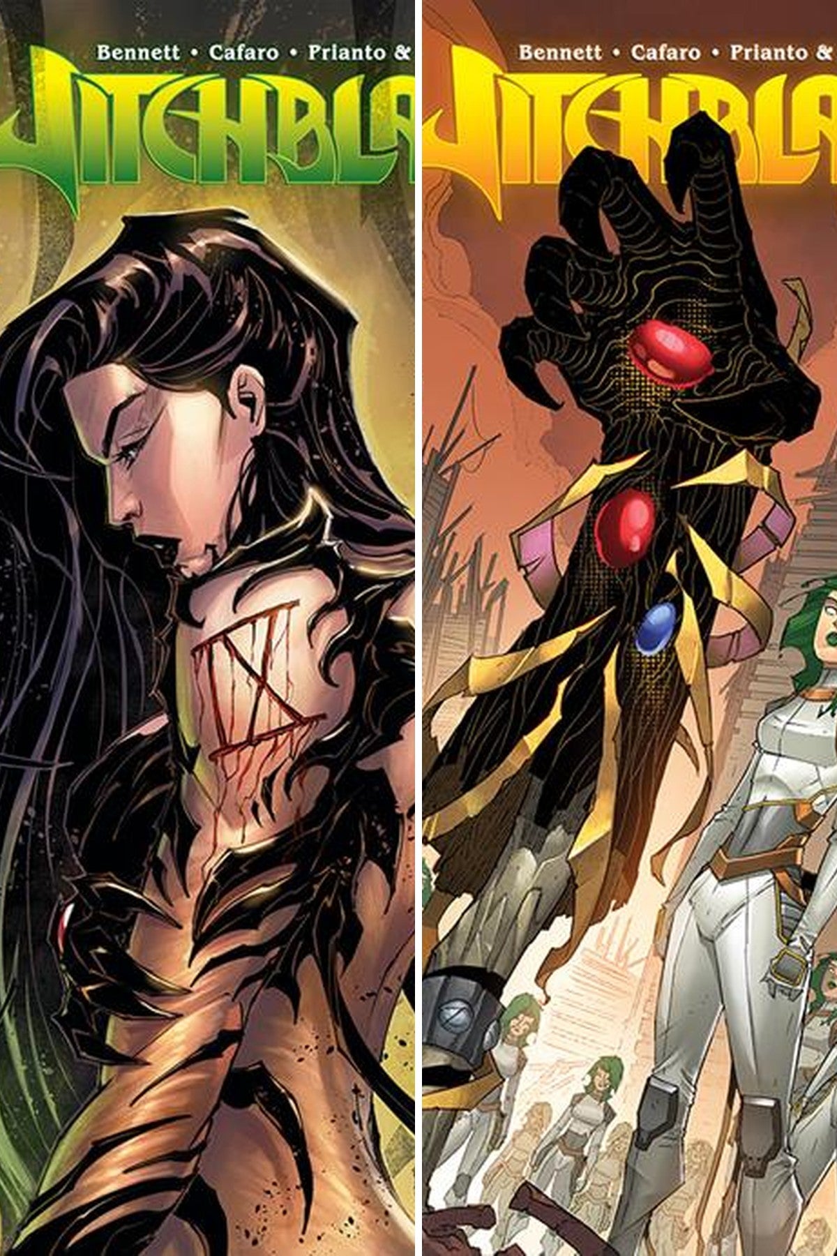 Witchblade #26 cover collage