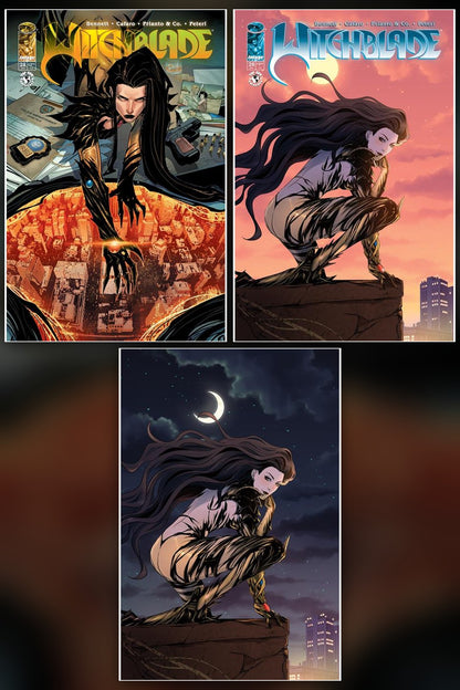 Witchblade #28 cover collage