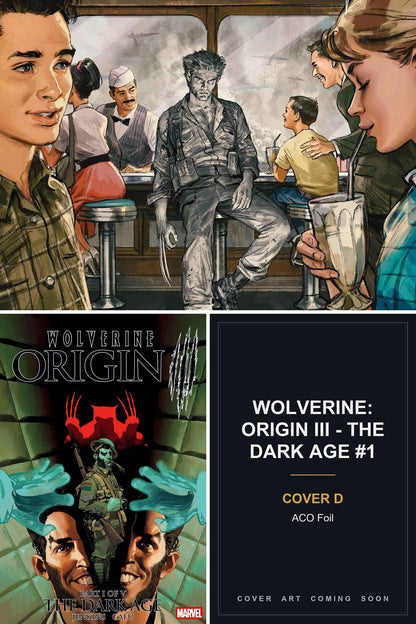 Wolverine: Origin III - The Dark Age #1 cover collage — Cover D art coming soon