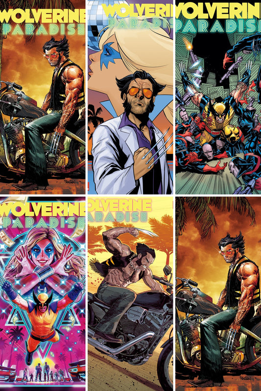 Wolverine: Paradise #1 cover collage