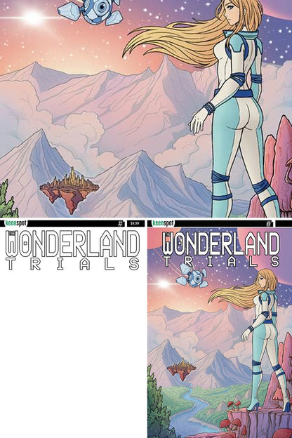 The Wonderland Trials #1 cover collage