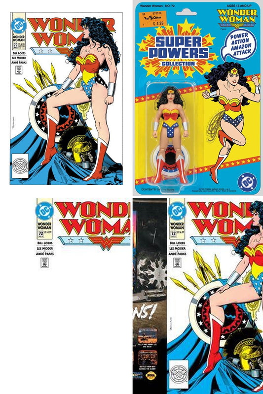 Wonder Woman #72 Facsimile Edition cover collage
