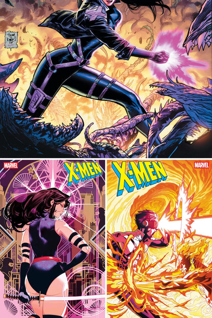X-MEN #40 cover collage