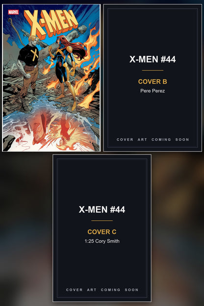 X-Men #44 cover collage - Covers B & C art coming soon