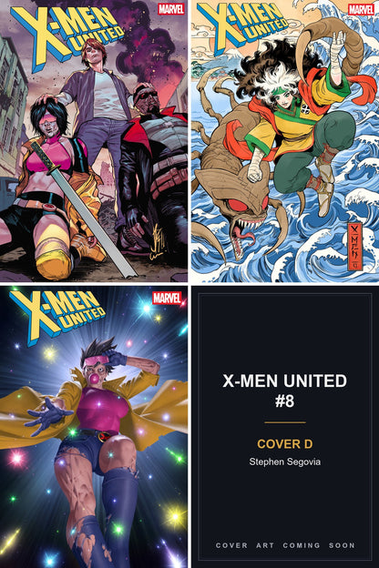 X-MEN UNITED #8 cover collage - Cover D art coming soon