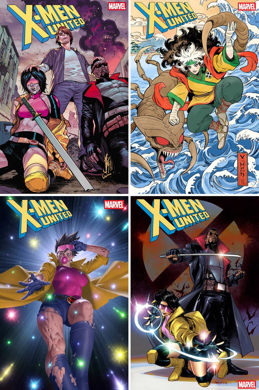 X-MEN UNITED #8 cover collage