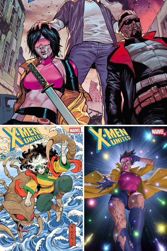 X-MEN UNITED #8 cover collage