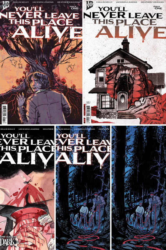 You'll Never Leave This Place Alive #1 cover collage