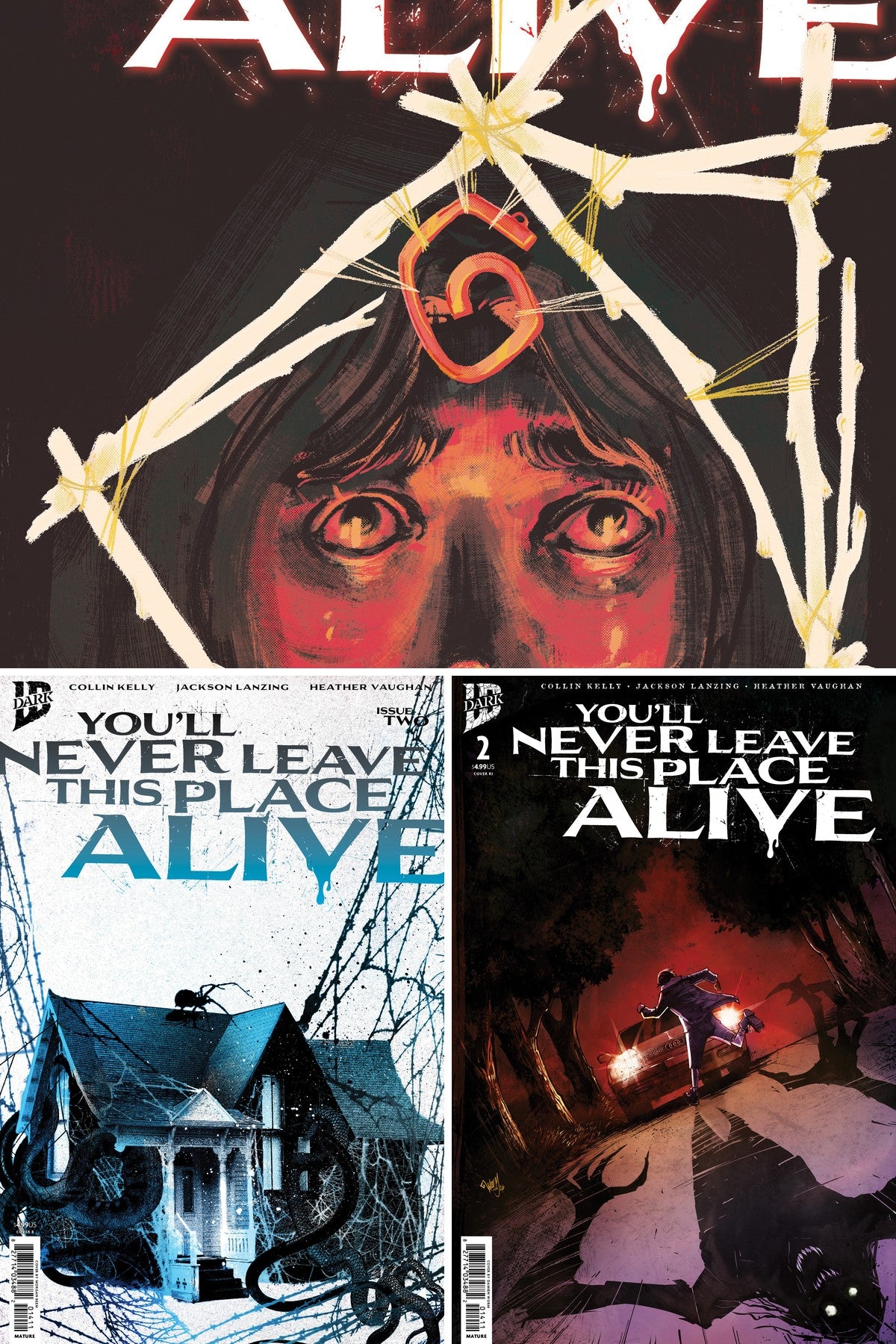 You'll Never Leave This Place Alive #2 cover collage
