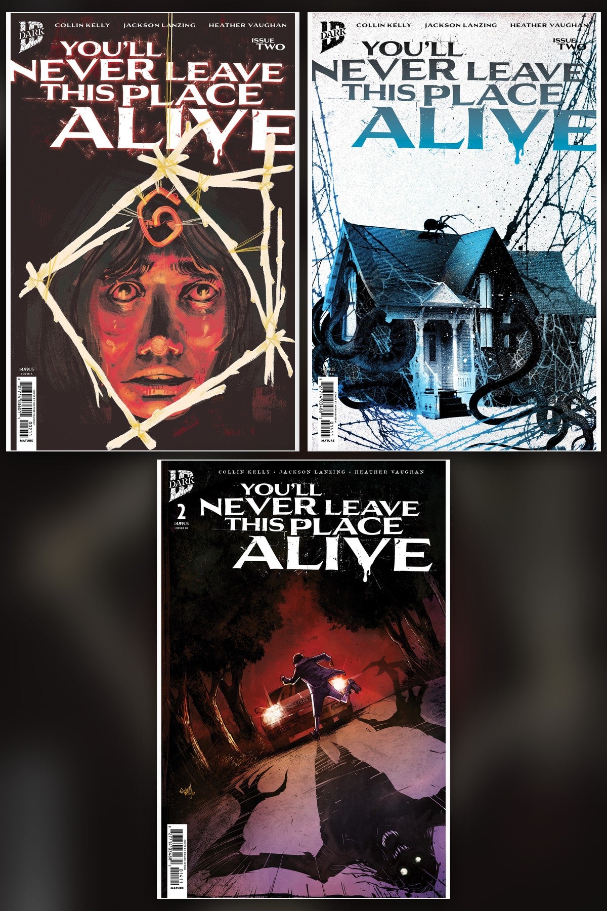 You'll Never Leave This Place Alive #2 cover collage
