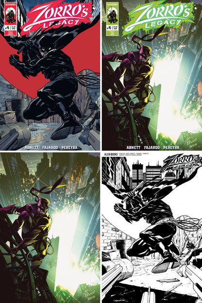 Zorro's Legacy #4 cover collage