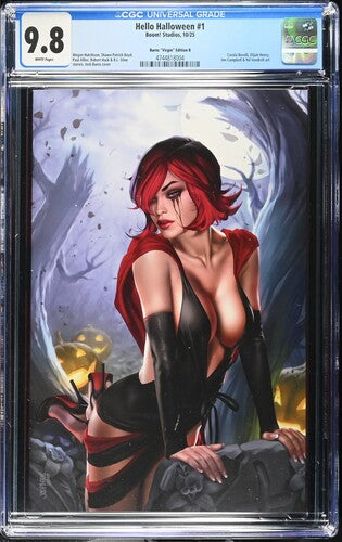 Hello Halloween #1 Josh Burns GITD Exclusive LTD 250 CGC 9.8