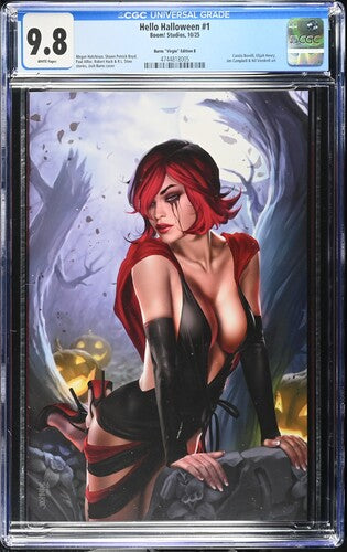 Hello Halloween #1 Josh Burns GITD Exclusive LTD 250 CGC 9.8