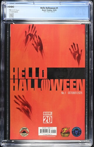 Hello Halloween #1 Josh Burns GITD Exclusive LTD 250 CGC 9.8
