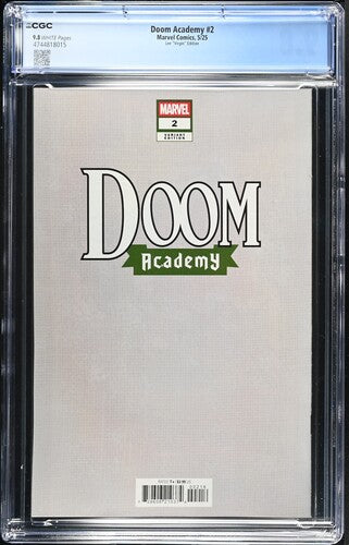 Doom Academy #2 (2025) 1:50 Lee Virgin Variant CGC 9.8