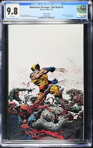 Wolverine: Revenge - Red Band #5 (2025) Virgin Edition CGC 9.8