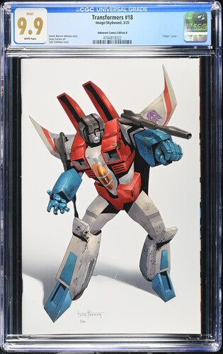 Transformers #18 Tyler Kirkham Cover B CGC 9.9