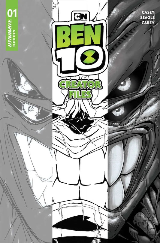 Ben 10 #1 Creator Files (One Shot) Cover G Cormac Hughes Line Art Full Art Variant PRESALE 10/7