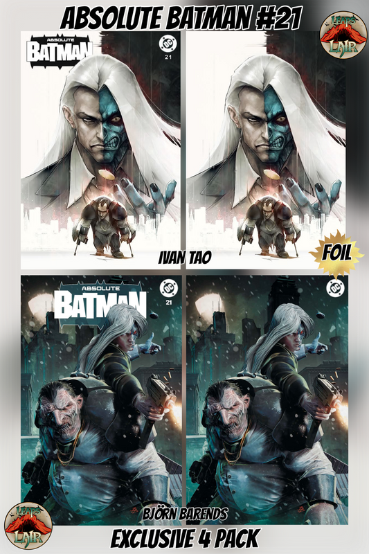 ABSOLUTE BATMAN #21 Exclusive 4-Pack (All Covers) PREORDER 6/17