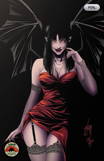 Lilith Blood & Burlesque #1 Jordan Noir LeapsLair Exclusive virgin foil cover LTD 250