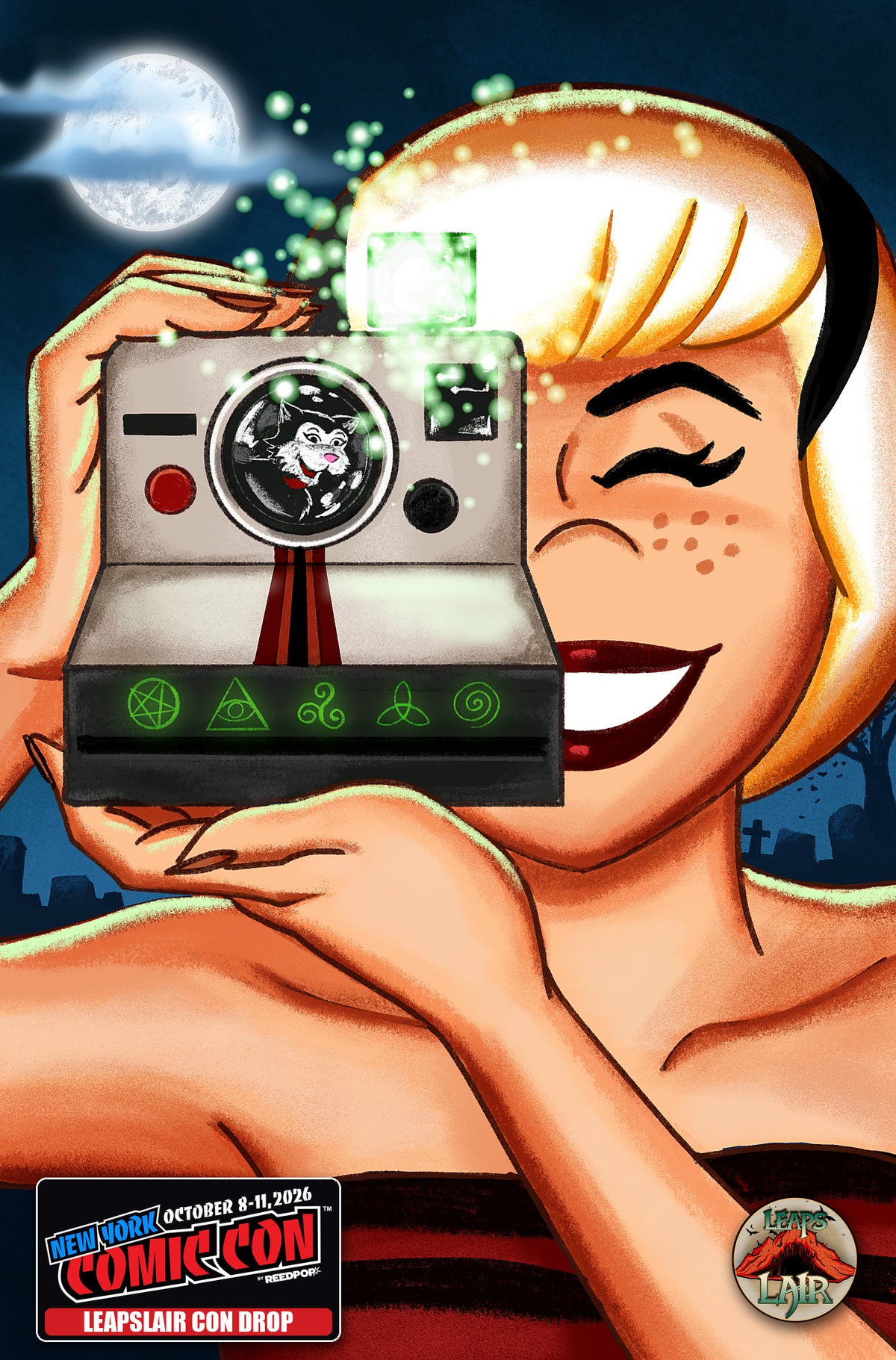 Life With Archie #42 Facsimile Bill Galvan Sabrina Killing Joke homage - LeapsLair NYCC Con Drop cover LTD 250