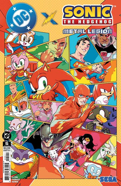 DC x Sonic the Hedgehog: Metal Legion #5 Cover A Pablo M. Collar