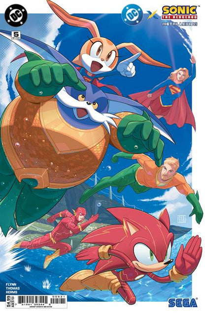 DC x Sonic the Hedgehog: Metal Legion #5 Cover B Min Ho Kim Card Stock Variant