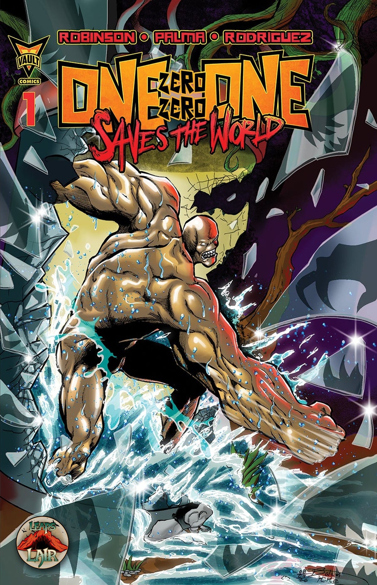 One Zero Zero One Saves the World #1 Cover R Ariel Estrada LeapsLair Exclusive LTD 200