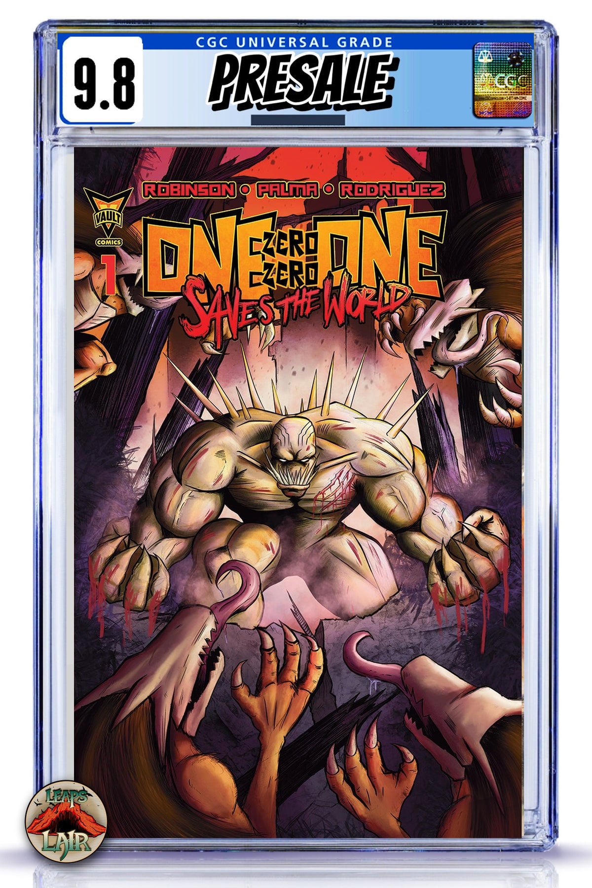 One Zero Zero One Saves the World #1 Cover T Jordan Wadley LeapsLair Exclusive - CGC 9.8 graded copy presale