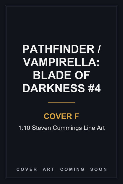 Pathfinder / Vampirella: Blade Of Darkness #4 Cover F 1:10 Steven Cummings Line Art - cover art coming soon